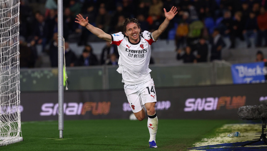 狠狠啃老！40岁莫德里奇绝杀+本赛季意甲两球，为米兰抢到6分