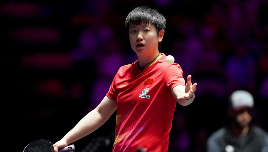 花式狂吹！孙颖莎3-1领先蒯曼 解说直言莎莎太强战术不可复制