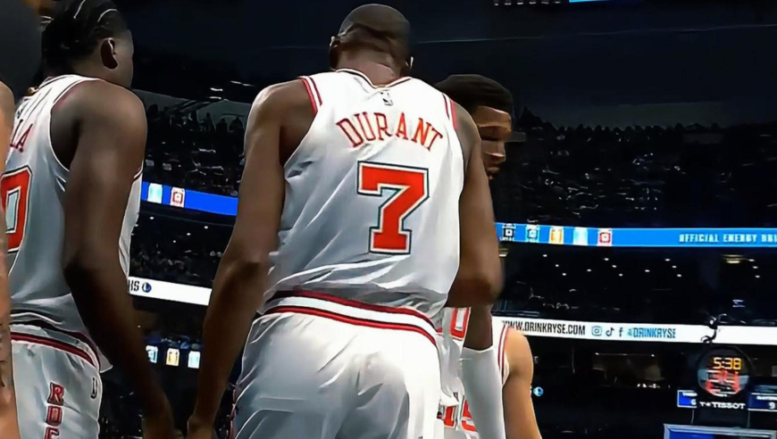 死神首节就降临！杜兰特连续打穿独行侠防线 单打浓眉2+1强到离谱