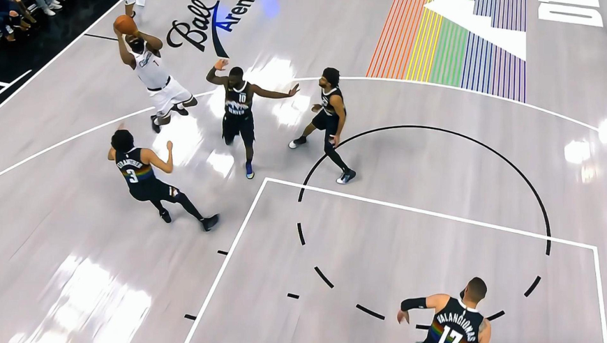 登神发威！哈登连进三记三分+罚球连轰11分 快船追回落后掘金分差