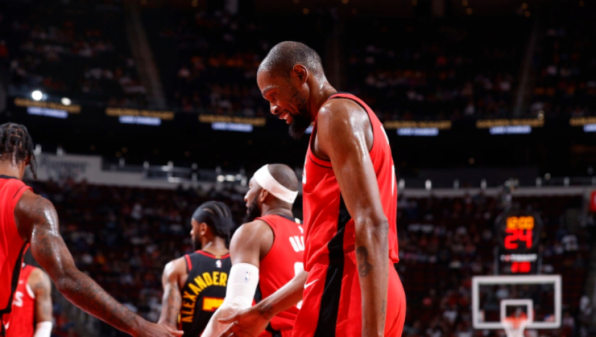 意外！火箭22分大胜，终结老鹰11连胜！变阵有奇效，杜兰特25+6