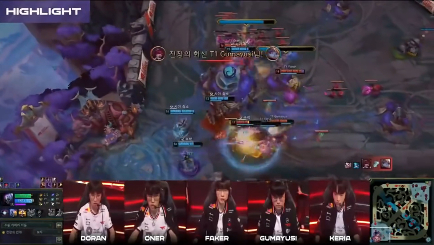 T1 vs KT次局集锦：T1轻松横扫拿下三连胜