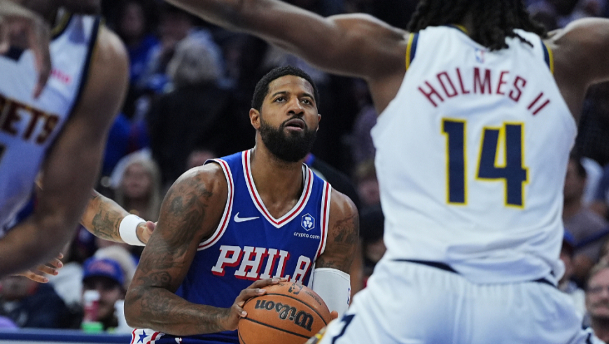 掘金76人末节+加时赛决胜时刻：布朗关键快攻 恩比德马克西该背锅