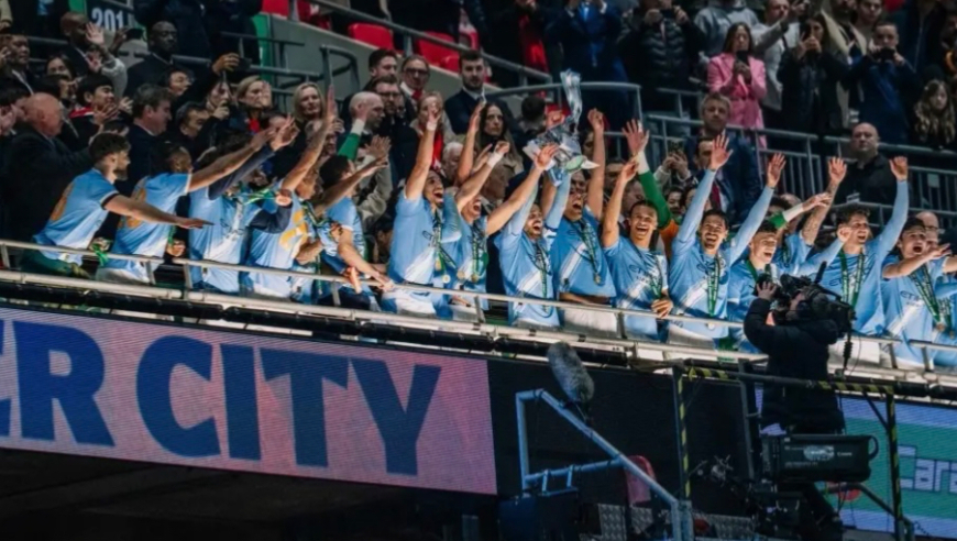 英联杯：曼城2-0阿森纳第9次捧杯 奥赖利梅开二度 凯帕送礼