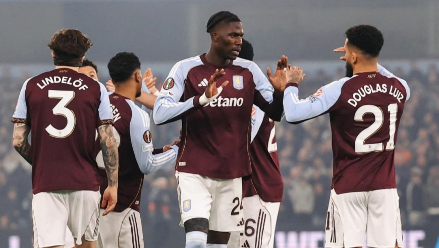 欧联杯：维拉2-0里尔 总比分3-0晋级 利昂-贝利、麦金破门