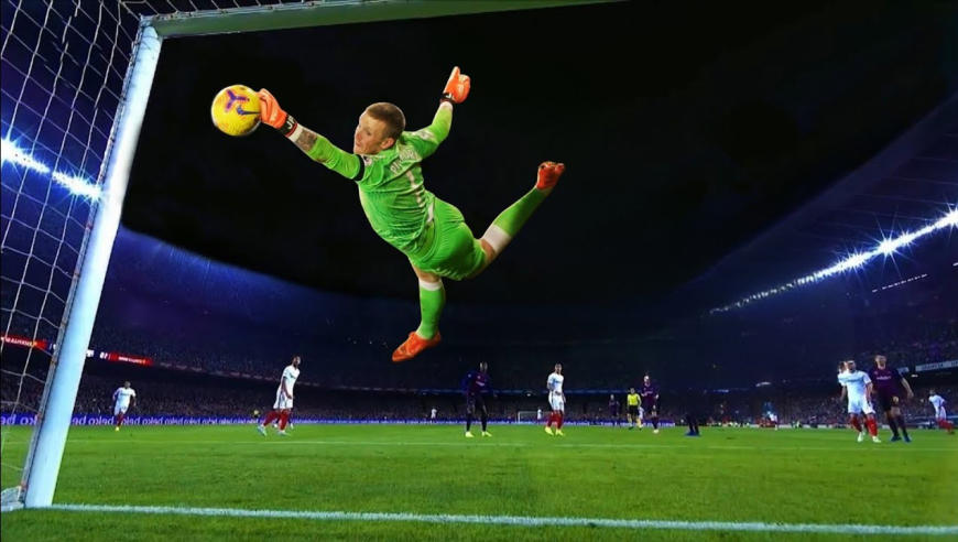 足坛极限扑救画面！一个好门将，可以抵的上半支球队