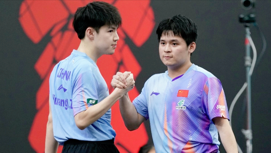 WTT新加坡大满贯：国乒首个决赛席位诞生！林诗栋/黄友政大获全胜