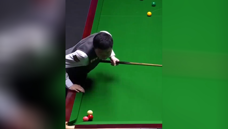 丁俊晖一杆绝妙做球 竟被对手更精彩的一杆化解