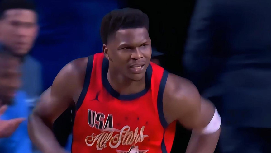 爱德华兹全明星赛32分集锦：决赛连轰8分碾压詹杜卡+荣获全明星MVP