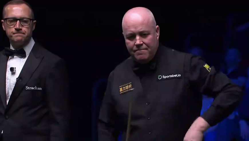 略感意外！希金斯长台上手一杆致胜，3-0领先特鲁姆普！