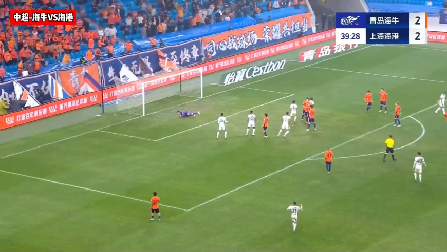 2分领跑！中超-莱昂纳多2射1传 兰克尔-泽双响，海港4-3险胜海牛