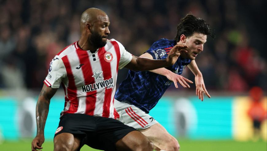 英超：阿森纳1-1客平布伦特福德 马杜埃凯破门 刘易斯-波特扳平