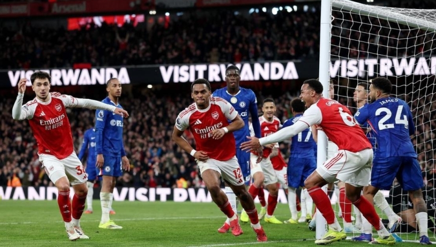 铁卫助攻独享队史第1，阿森纳2-1切尔西，破曼联纪录力压蓝月军团