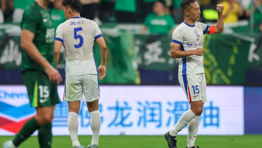 6万球迷见证！新援首秀暴走，申花3-1送国安首败，终结12连败登顶