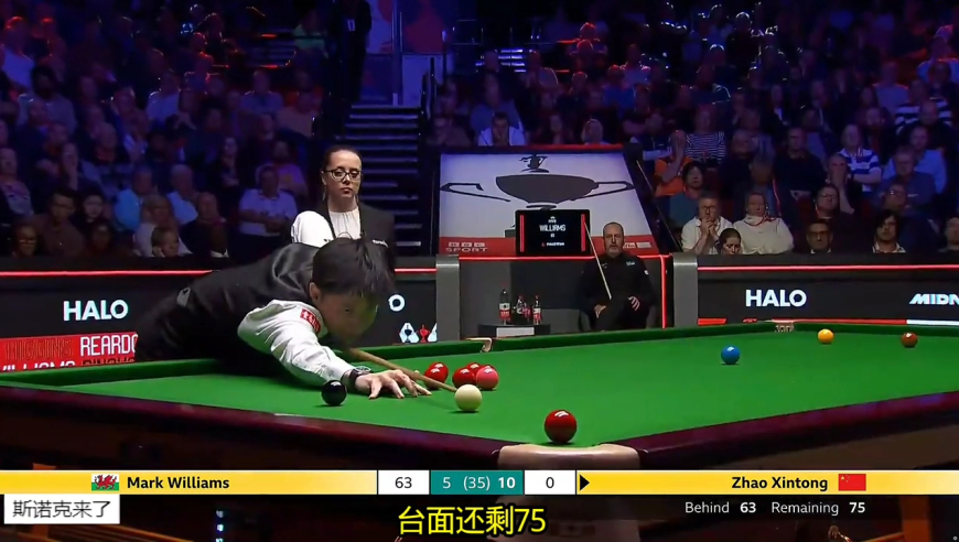 落后63分又如何，赵心童顶级逆转黑球绝杀，马叔道心当场破碎