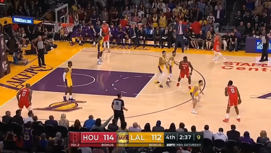 对飙大战!重温18年哈登对飙詹姆斯