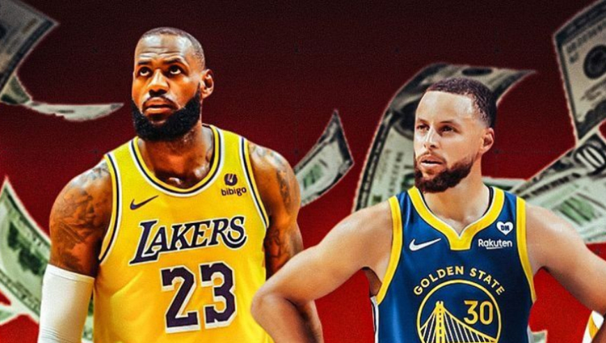 NBA球星生涯总薪水排名：詹姆斯5.83亿居首 布克乔治已超杜兰特