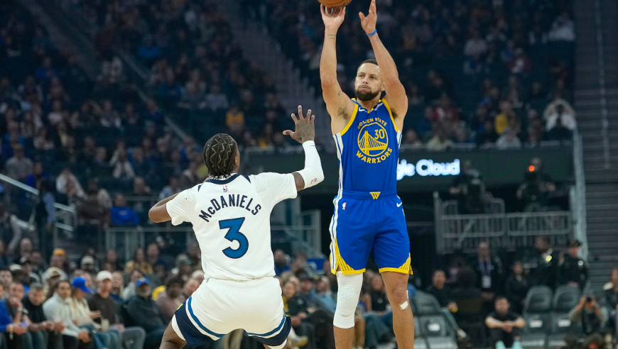 库里复出空砍39分末节14分！勇士惜败无华子森林狼 戈贝尔24+14