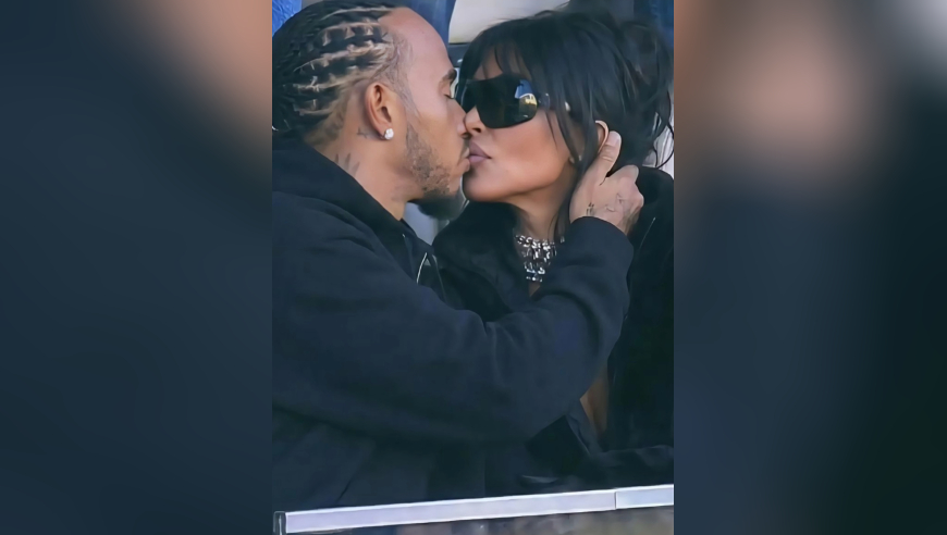 恋情坐实！汉密尔顿和金戴珊看超级碗，身后是布克前女友詹娜