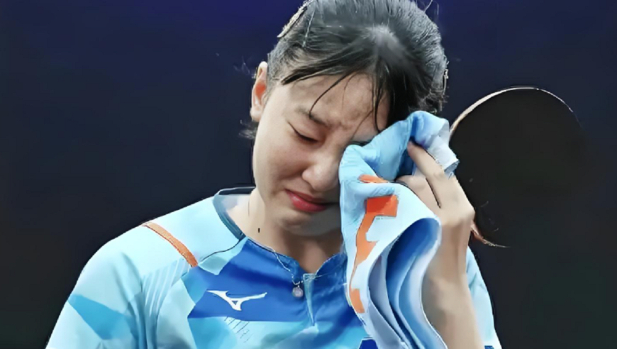 让二追三大逆转！慢镜还原蒯曼3-2战胜张本美和获胜时刻，美和快哭了