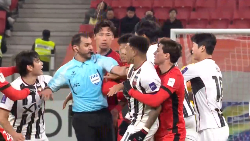 太脏了！张琳芃背后暴力飞铲险废林加德，上海海港首尔fc爆发冲突