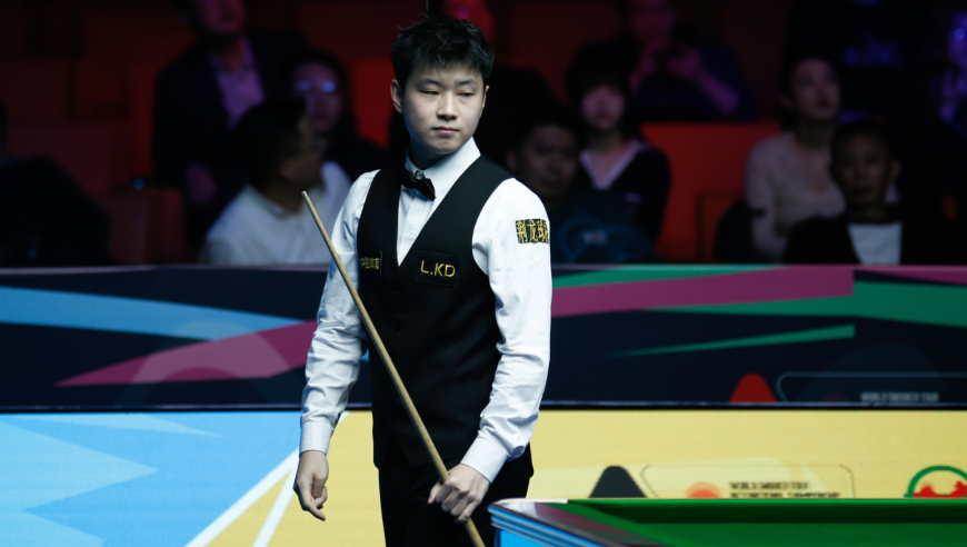 赵心童硬刚世界第一 零失误超硬核清台轰破百 太刺激