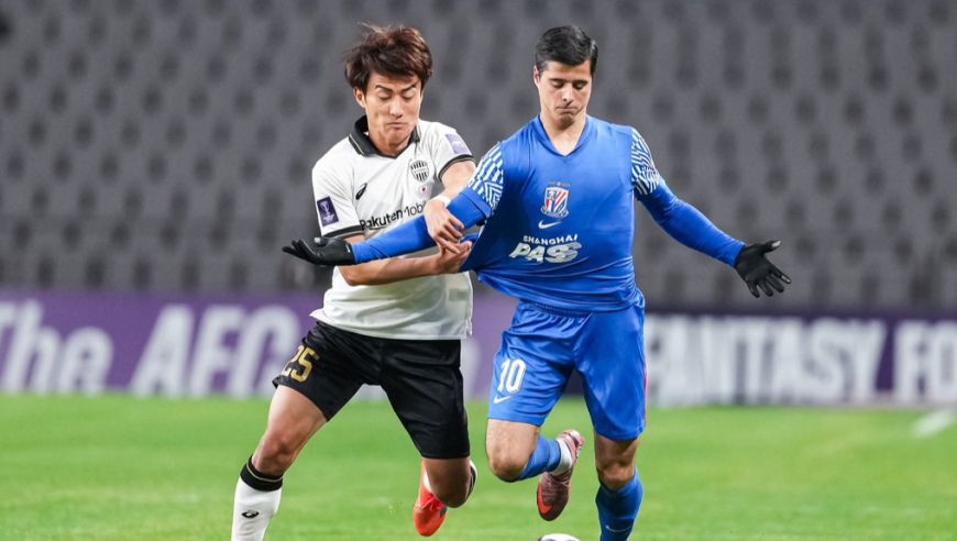 亚冠精英：申花0-2神户胜利船 山川哲史破门 安德烈-路易斯失点