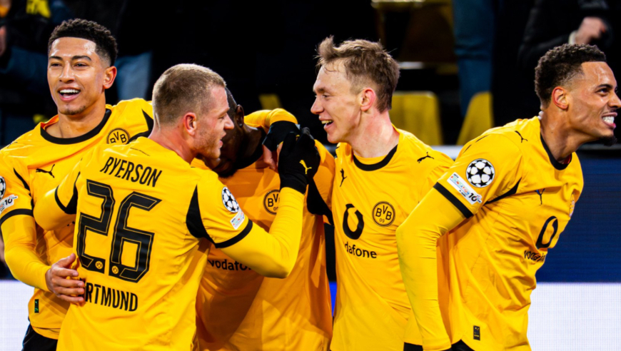 欧冠：多特2-0亚特兰大占得先机 吉拉西传射建功 拜尔破门