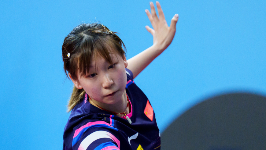 国乒又出一天才！16岁孙颖莎师妹亚青赛5连胜：去年就已登顶世界第1