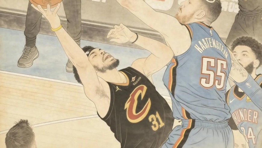 雷霆让了4大主力，骑士照样打不过！2大短板暴露，谈争冠为时尚早