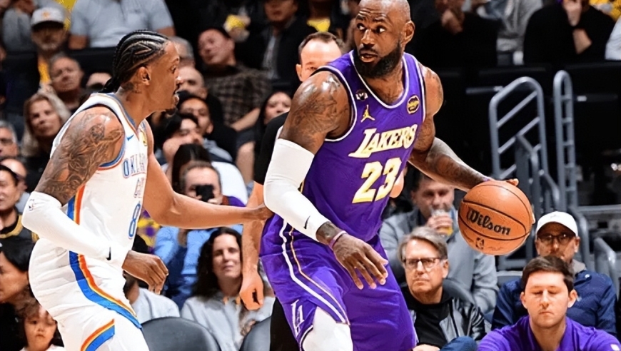 湖人输雷霆！6人上双，詹姆斯+2将末节迷失，肯纳德球权太低！