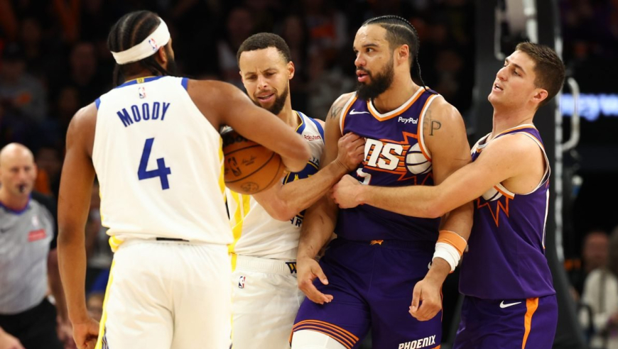 篮不住嘴｜接连拳打库里恶犯詹姆斯 狄龙或许更适合WWE