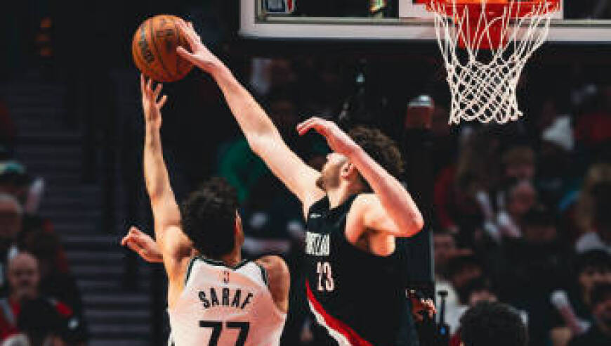 134-99！杨瀚森4分3篮板，卡马拉35分，开拓者大胜送篮网8连败