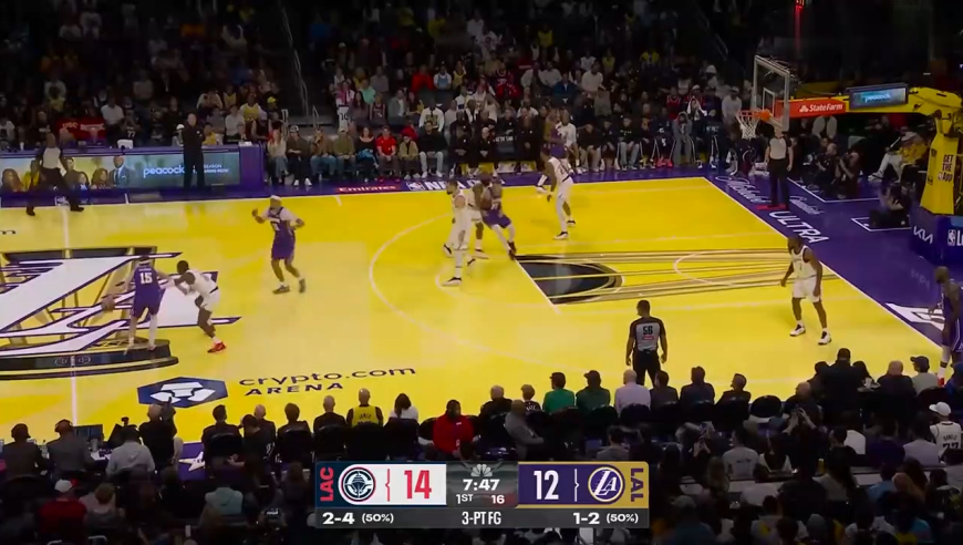 东契奇这球太炸裂了！秀得哈登找不着北，詹姆斯疯狂欢呼