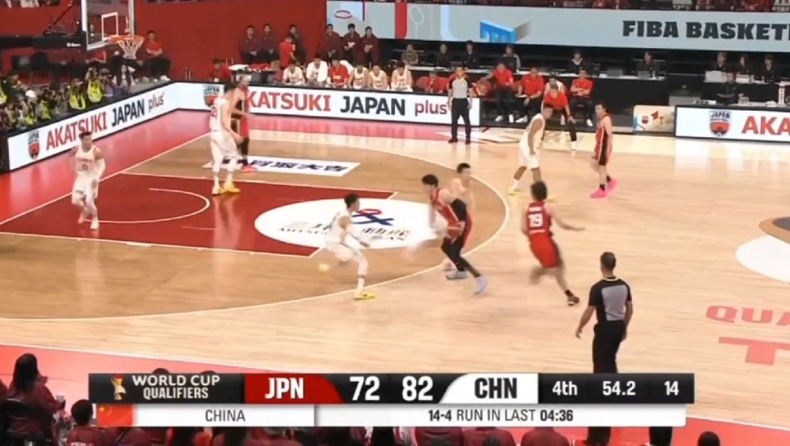 中国男篮大逆转!回顾比赛最后4分钟