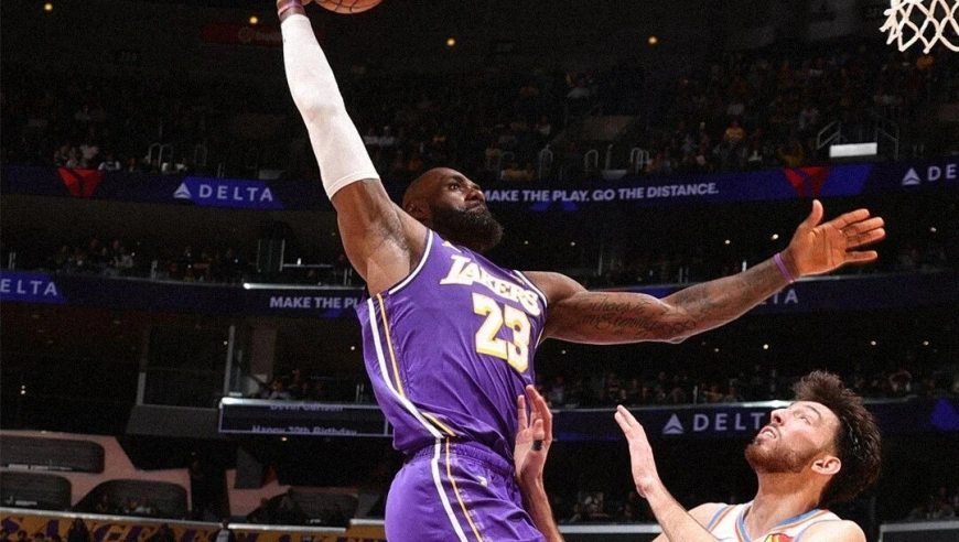 投篮8中7！联盟第一打爆湖人！詹姆斯离队倒计时