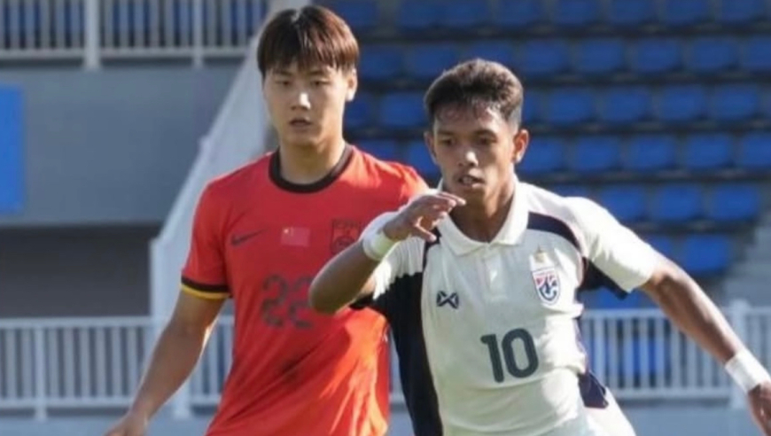 友谊赛：U23国足0-0泰国U23 刘诚宇头槌中柱 李新翔失绝杀