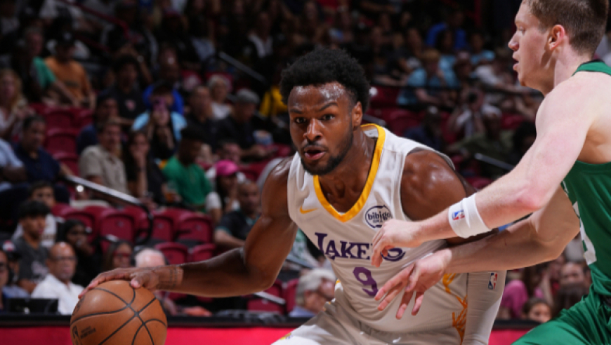 NBA夏联：布朗尼18+5湖人负绿军 克内克特12中3贝兹利伤退