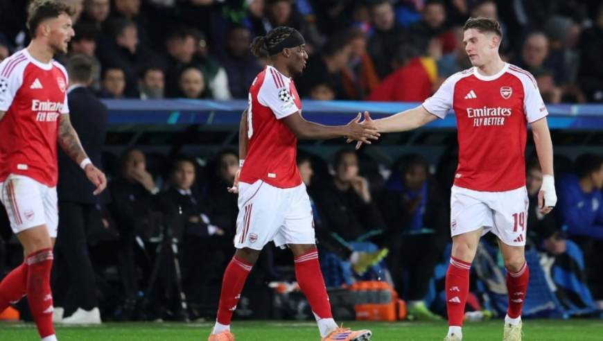 2记远射打懵对手！阿森纳欧冠6连胜 2大边锋一人穿云箭一人世界波