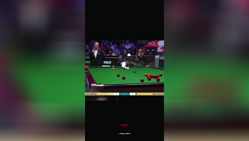 体坛记忆｜赵心童长台一杆封神，92分极限控球，K球堆教科书 