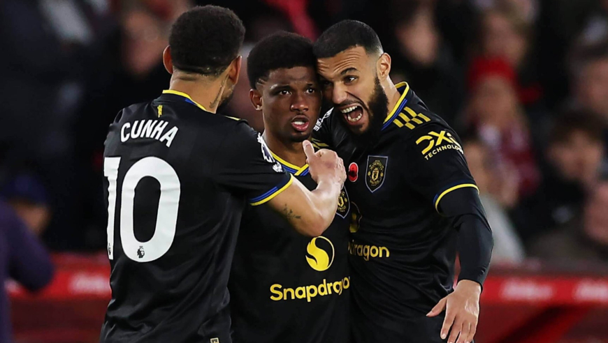 流量拉满！曼联2-2绝平森林三连胜终结：3分钟丢两球新星天外飞仙