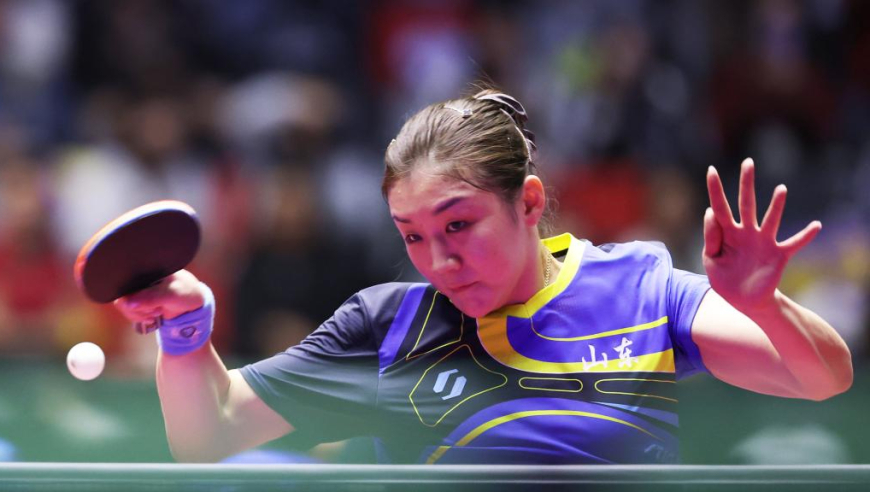 关键时刻太稳定！陈梦追回局点逆转杨屹韵 疯狂连击制胜淡定握拳