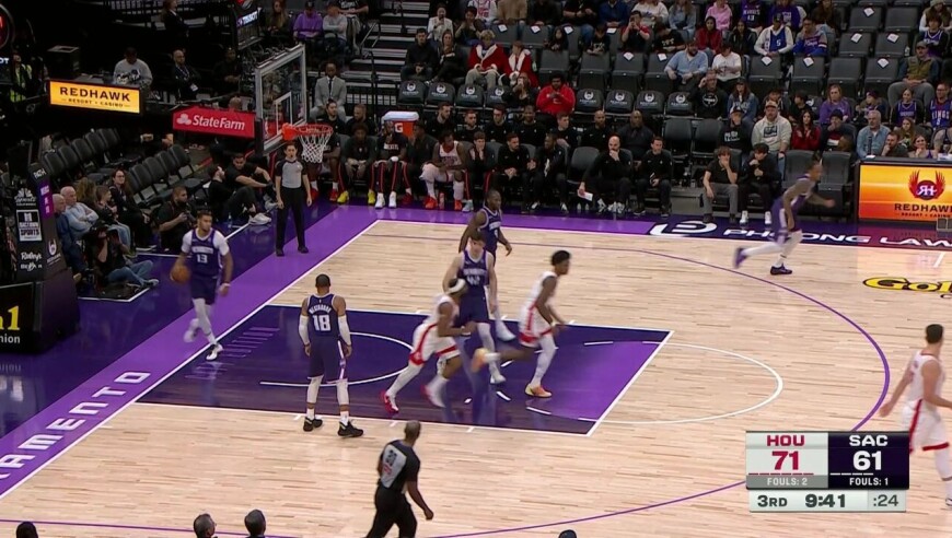 【集锦】火箭124-125国王 施罗德最后时刻三分准绝杀助国王加时取胜