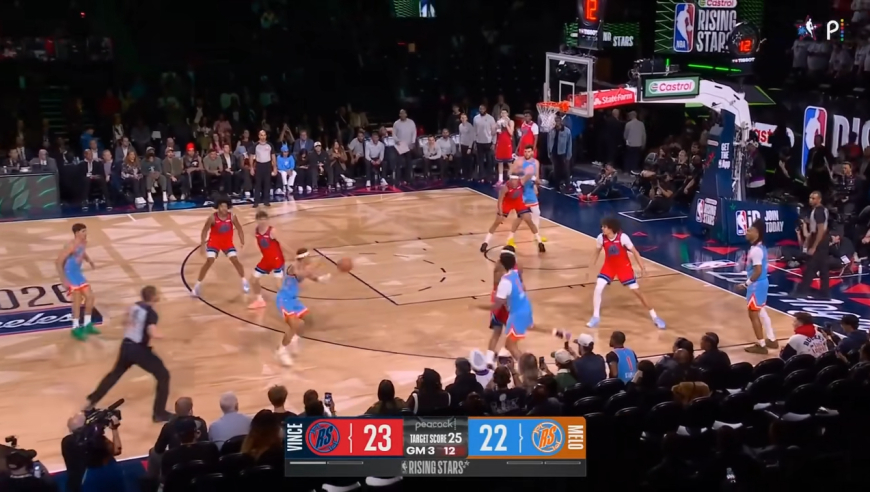 新秀赛决赛决胜时刻：埃奇库姆造犯规罚球绝杀 毫无悬念当选MVP