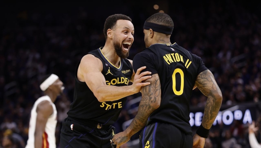 135-112！勇士轻取热火迎4连胜，波杰姆斯基24+6，维金斯18分