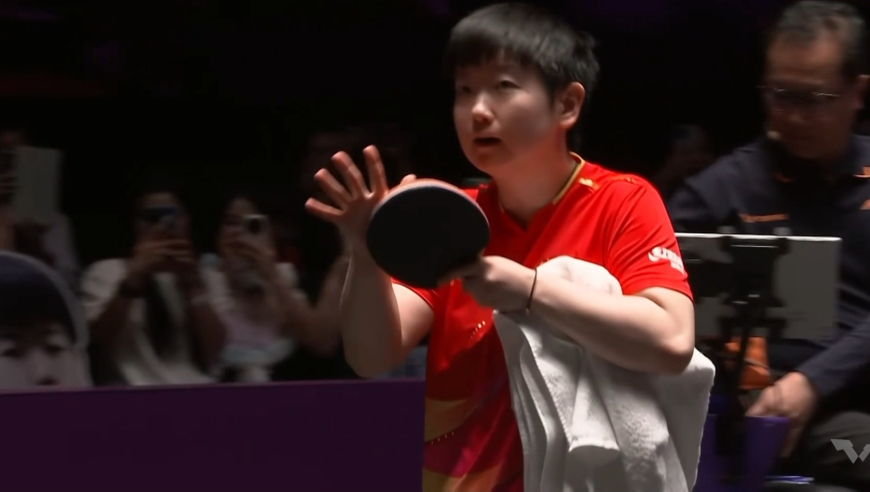 轻松晋级！孙颖莎11-4拿下第4局 总比分3-1战胜安娜-赫西