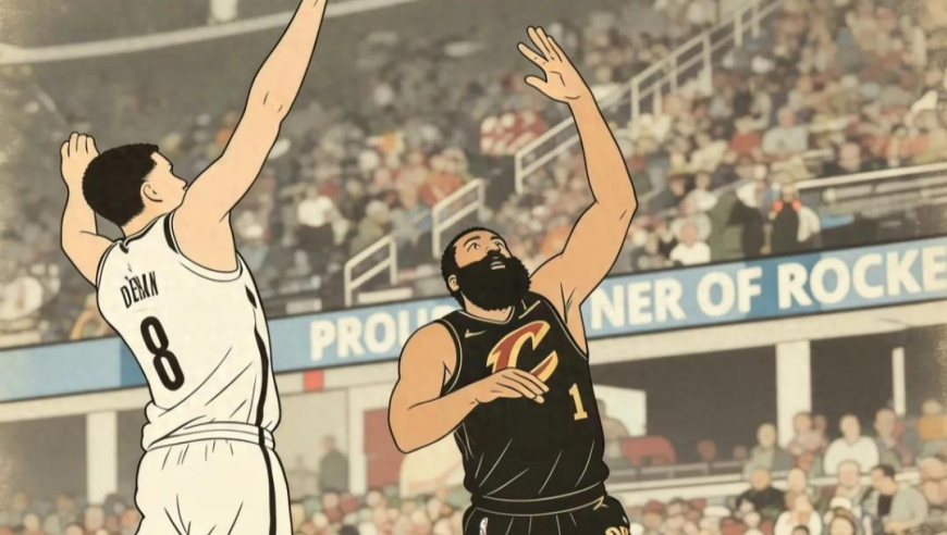 6连胜，东部第1！哈登无缝融入，骑士好起来了