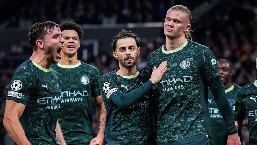 皇马抽象防线！还原曼城8分钟两球逆转，吕迪格抱摔哈兰德送点