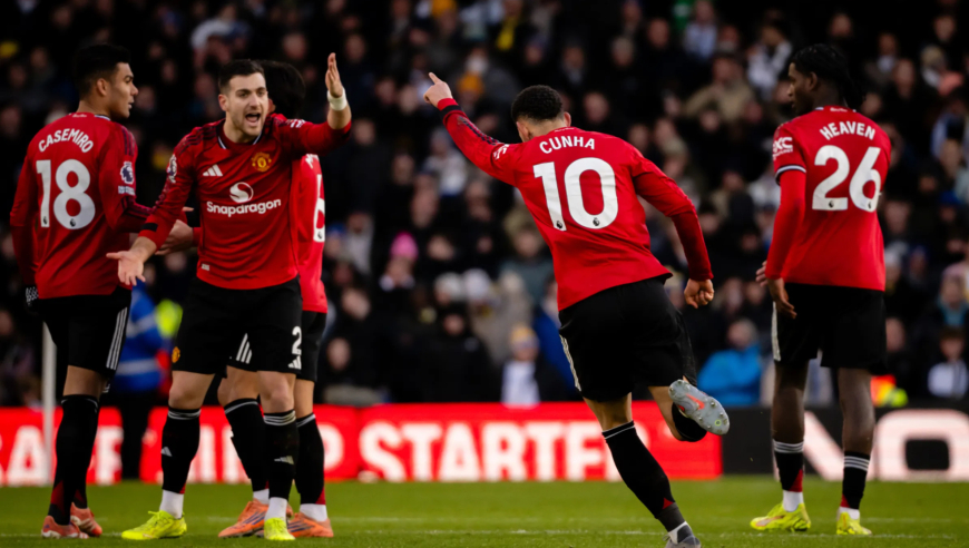 戏剧！曼联1-1利兹联集锦：红魔新星离谱送礼阿莫林神换人秒扳平