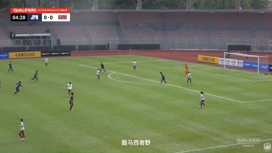 女足U20亚洲杯预选赛日本女足的5个进球